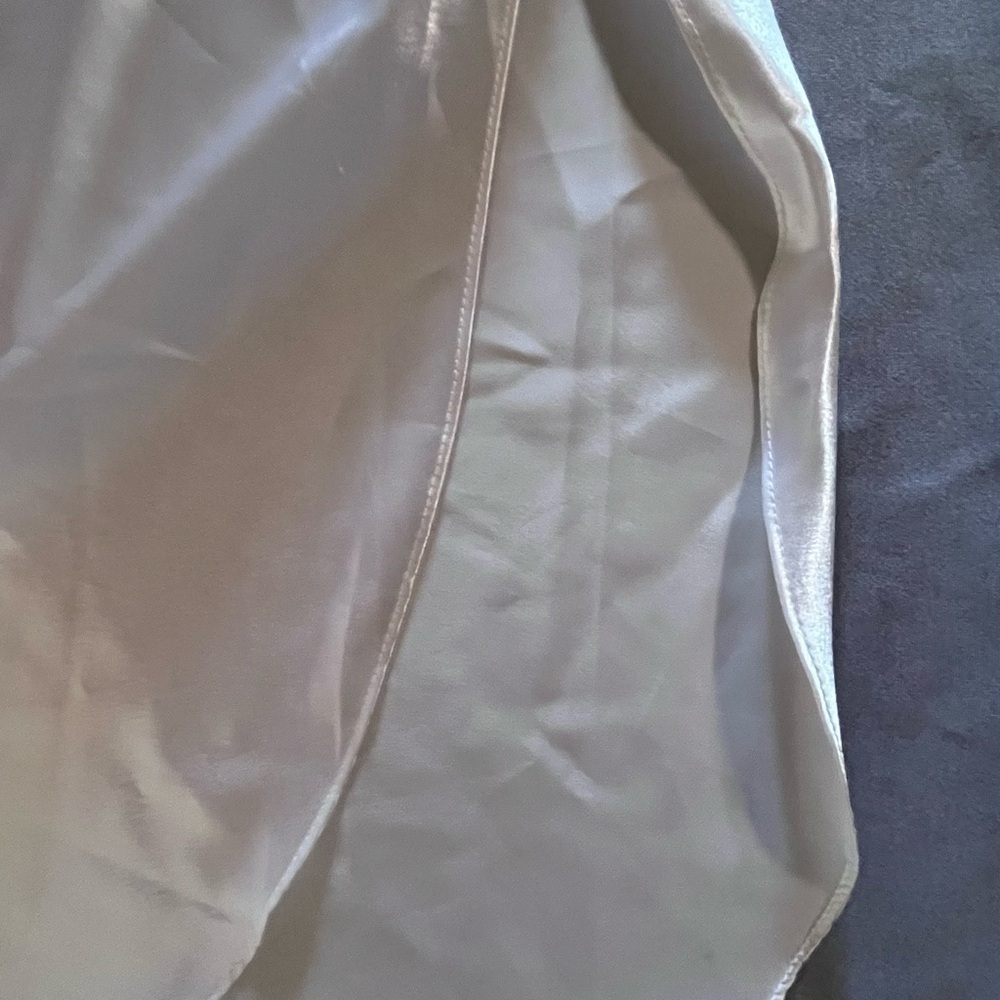 Vintage California Dynasty Satin Camisole Nightgown Lingerie Sz L White - Picture 11 of 12